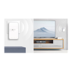 TP-LINK | AV1000 Gigabit Passthrough Powerline ac Wi-Fi Kit | TL-WPA7617 KIT with TL-PA7017P | 10/100/1000 Mbit/s | Ethernet LAN
