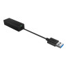 Raidsonic | USB 3.0 (A-Type) to Gigabit Ethernet Adapter | IB-AC501a