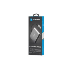 Natec Multi-Port Adapter, Fowler, USB-C, HDMI, USB 3.0 | Natec | USB-C Multiport Adapter | NMP-1607 | Grey | USB Type-C | 0.11 m