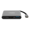Natec Multi-Port Adapter, Fowler, USB-C, HDMI, USB 3.0 | Natec | USB-C Multiport Adapter | NMP-1607 | Grey | USB Type-C | 0.11 m