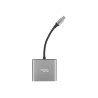 Natec Multi-Port Adapter, Fowler, USB-C, HDMI, USB 3.0 | Natec | USB-C Multiport Adapter | NMP-1607 | Grey | USB Type-C | 0.11 m