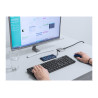 Natec Multi-Port Adapter, Fowler, USB-C, HDMI, USB 3.0 | Natec | USB-C Multiport Adapter | NMP-1607 | Grey | USB Type-C | 0.11 m