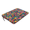 Casyx | SLVS-000023 | Casyx for MacBook | Fits up to size 13 /14 " | Sleeve | Canvas Flowers Dark | Waterproof