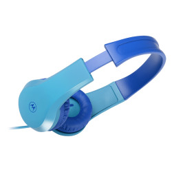 Motorola | Kids Wired Headphones | Moto JR200 | Over-Ear | Built-in microphone | 3.5 mm plug | Blue