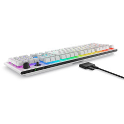 Dell | Alienware Tri-Mode AW920K | Wireless Gaming Keyboard | Wireless | RGB LED light | US | Bluetooth | Lunar Light | Numeric 
