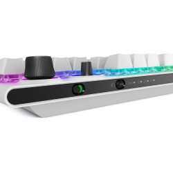 Dell | Alienware Tri-Mode AW920K | Wireless Gaming Keyboard | Wireless | RGB LED light | US | Bluetooth | Lunar Light | Numeric 
