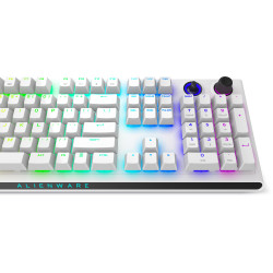 Dell | Alienware Tri-Mode AW920K | Wireless Gaming Keyboard | Wireless | RGB LED light | US | Bluetooth | Lunar Light | Numeric 