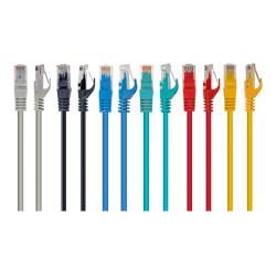 UTP Cat6 | Patch cord | PVC AWG 26 (7 x 0.15 mm wire) | Black | 5 m