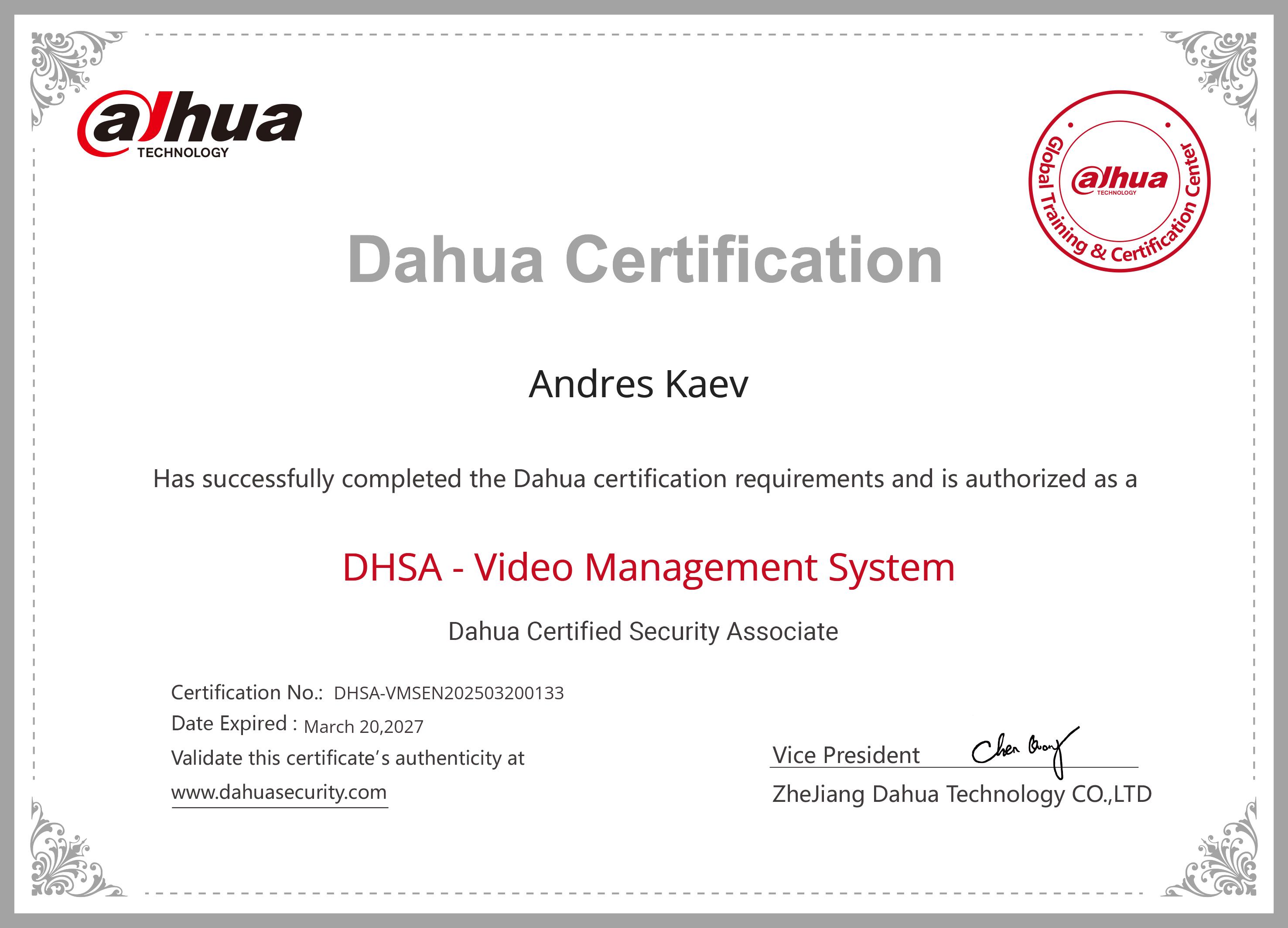 Dahua DHSA